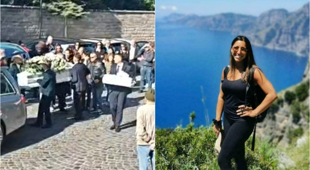  Greta Astarita, morta incinta al settimo mese: dolore ai funerali della donna e di suo figlio Nicolò 