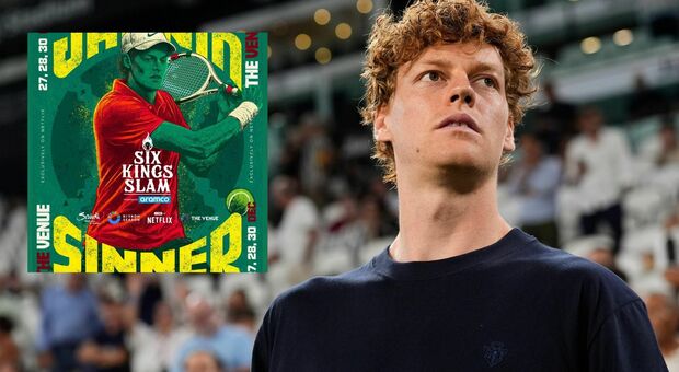  «Sinner giocherà il Six Kings Slam in Arabia Saudita»: il torneo svela la data e Jannik condivide la locandina 
