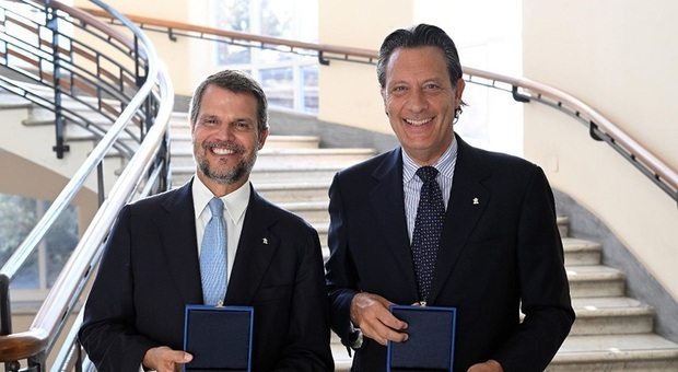  Coni, premiati Marco Mezzaroma e Diego Nepi Molineris di Sport e Salute: «Il nostro futuro nei giovani» 
