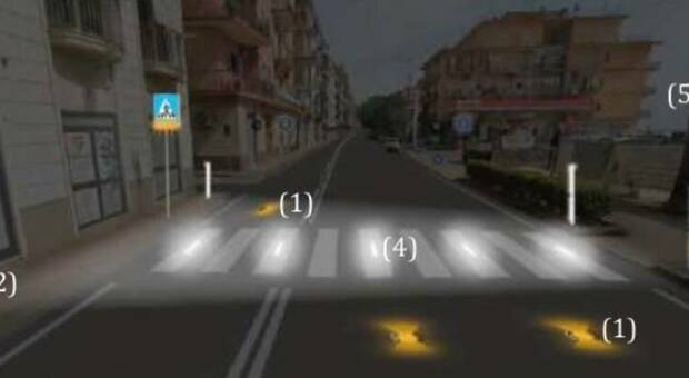 Salerno, strisce illuminate ?salva-pedoni? al lungomare Colombo: l'idea per la sicurezza stradale 