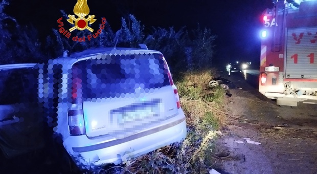 Tragedia nel Casertano, scontro auto-moto: la vettura si ribalta, morto il conducente di 79 anni