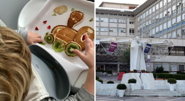 Roma, bambino di un anno e mezzo muore soffocato da un pezzo di mela. Davide D'Orazi cenando accanto ai genitori