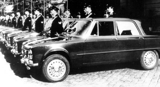 La Giulia Alfa Romeo era la preferita delle Forze dell'Ordine per le sue prestazioni