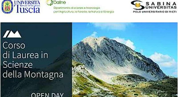 Rieti, Sabina Universitas: Open day online per il corso di laurea in Scienze della Montagna