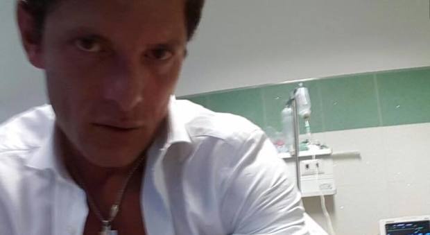 Aldo Montano, il selfie in ospedale