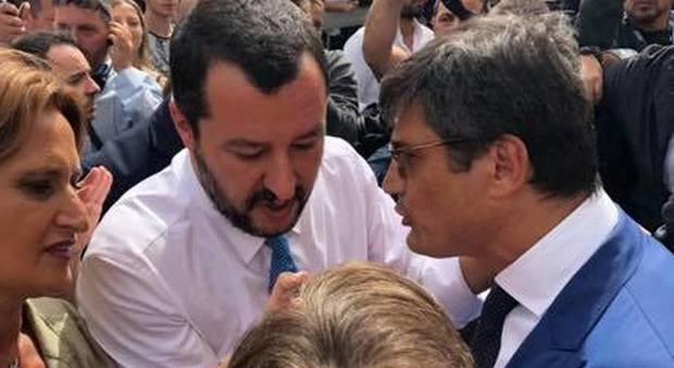 Salvini, blitz a San Giuseppe Vesuviano nella prima citta leghista della Campania