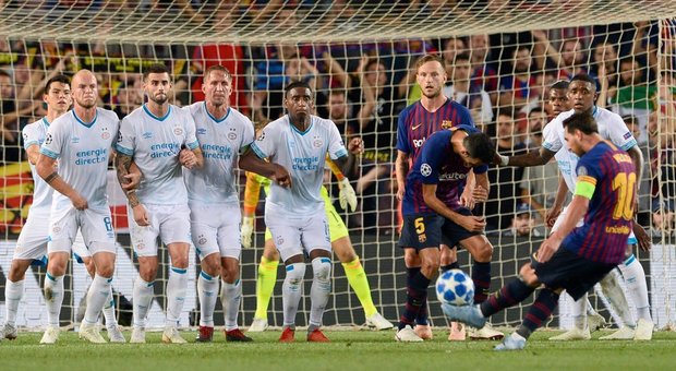 Barcellona, Messi show: la tripletta della Pulce spazza via il Psv
