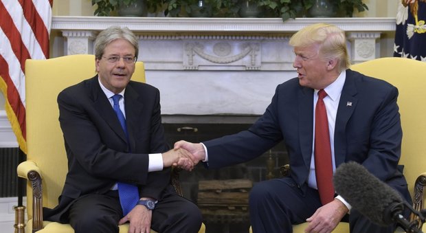 Usa, Gentiloni incontra Trump alla Casa Bianca