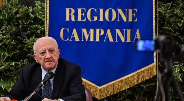 Il presidente Vincenzo De Luca