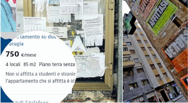 «Non si affitta agli stranieri», case solo agli italiani: gli annunci choc di Perugia