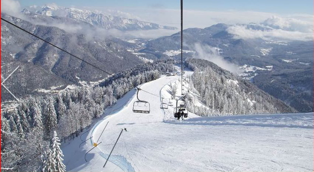 Le nevi dello Zoncolan in Friuli