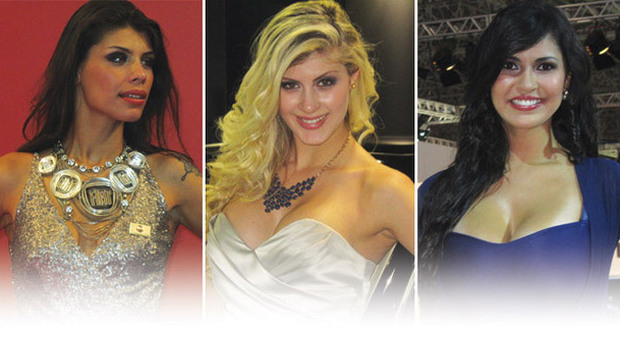 Tre delle bellezze più ammirate sugli stand del Salone di San Paolo
