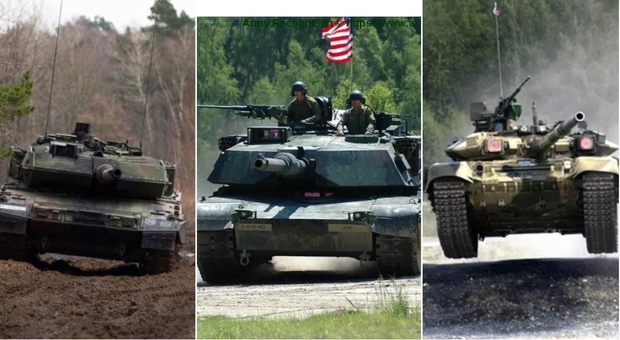 Ucraina, la battaglia dei tank: a confronto i carri armati Leopard II, T90 e Abrams. Il fantasma del T14 russo “Armata”