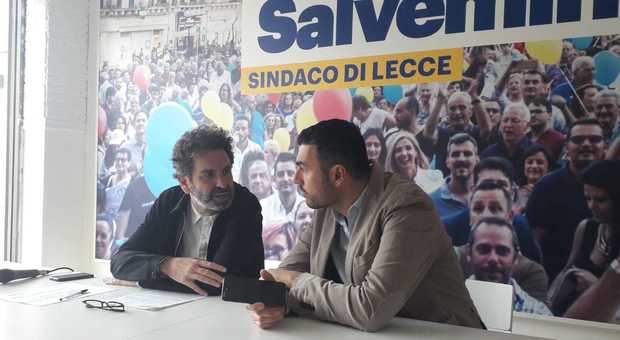Carlo Salvemini e Alessandro Delli Noci in conferenza stampa