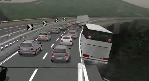 Avellino, la strage dell'autobus: il volo dal viadotto in un video choc