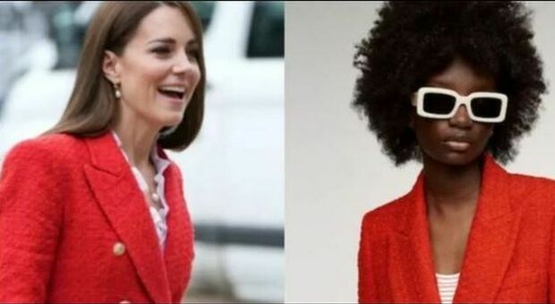 Kate Middleton sceglie un blazer rosso di Zara per il suo esordio da principessa del Galles: il prezzo incredibile