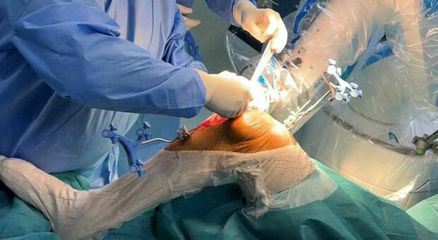 Un intervento di chirurgia robotica