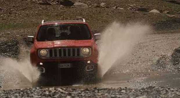 Un frame dello spot della Jeep Renegade