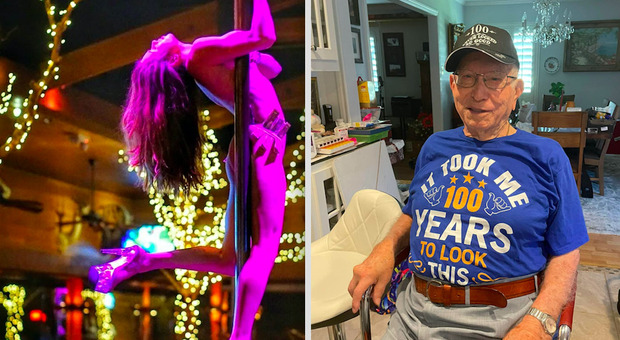 Gioacchino compie 100 anni, la figlia gli regala una notte speciale allo strip club