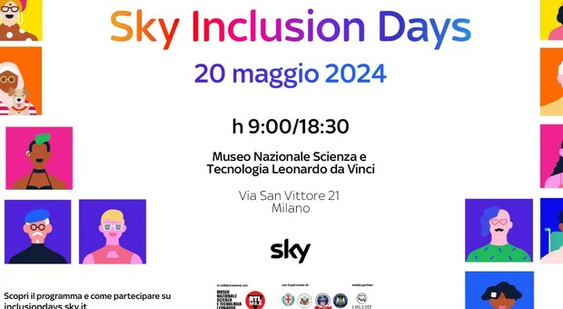 Sky Inclusion Days, l'evento a Milano il 20 maggio. Tutti gli ospiti e il programma: chiude la performance di Achille Lauro