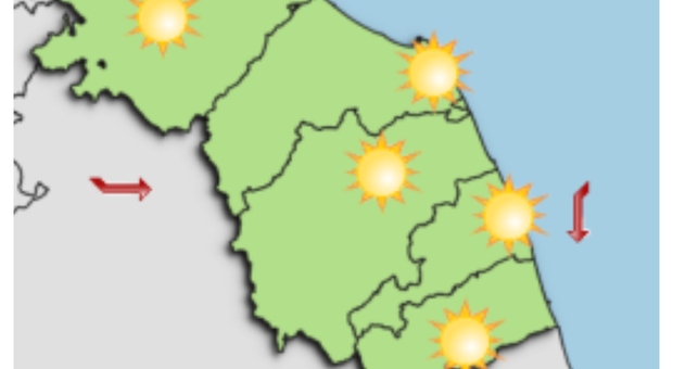 Previsioni meteo nelle Marche: per il primo weekend di settembre torna il sole con temperature in rialzo. Ecco dove