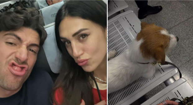 Cecilia Rodriguez in viaggio con Ignazio e i suoi due cani per l’Argentina: «Ci hanno cancellato un volo»
