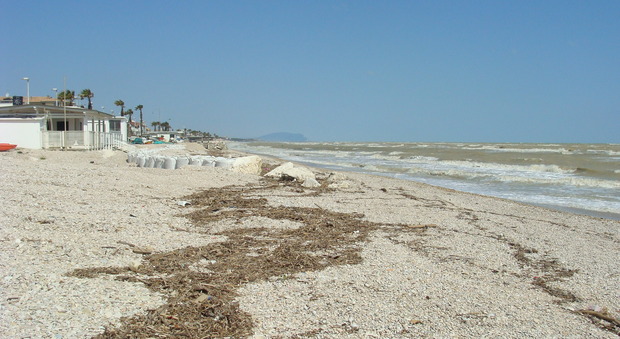 La spiaggia sud di Porto Sant'Elpidio