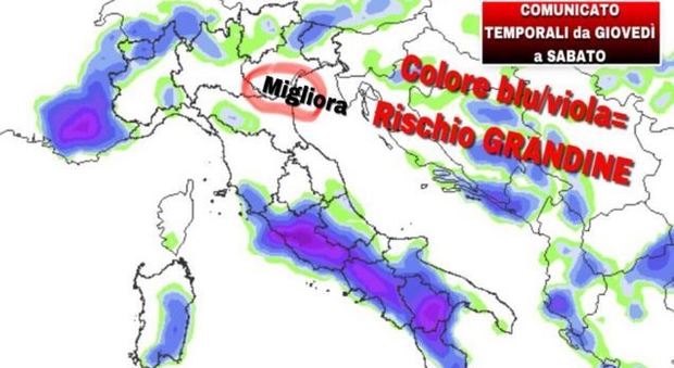 Allerta caldo, bollino rosso in 18 città. Ma arrivano grandine e temporali (anche a Roma) Previsioni meteo