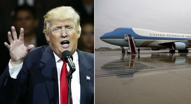 Atterra l'Air Force One, ma non è Trump: era un aereo per le esercitazioni