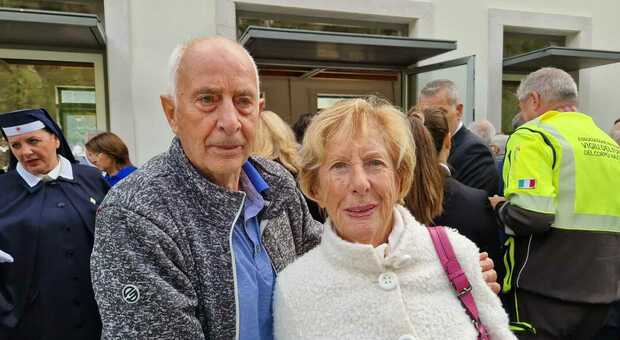 Vittorio Baldan e la sorella Edda, superstiti della tragedia del Vajont
