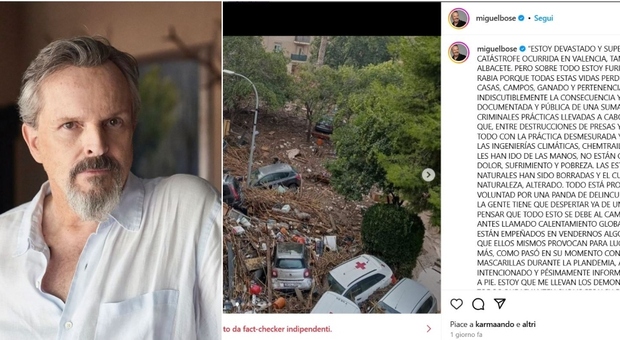 Il post di Bosé