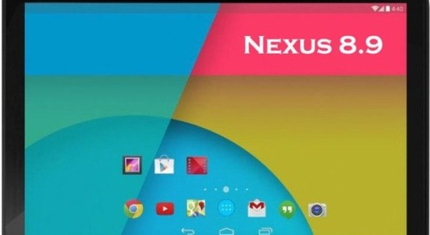 Un'immagine concept su come potrà apparire il Nexus 9