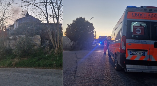 Sant'Elpidio a Mare, tragico incendio in casa: trovato morto un uomo di 50 anni. Le fiamme partite dal camino