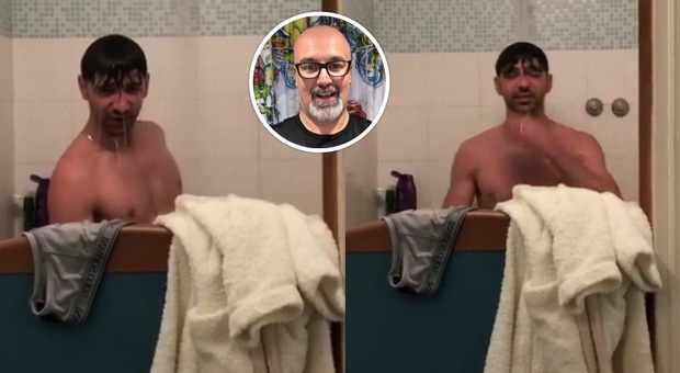Giovanni Ciacci posta su Instagram la doccia di Raimondo Todaro. Il video fa impazzire i fan: «Tanta roba»