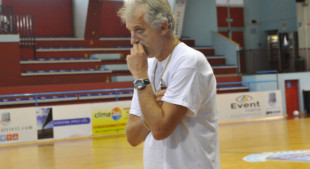 Mario Patriarca durante la preparazione al campionato