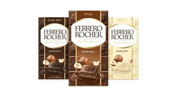 Ferrero Rocher, dopo i gelati arrivano le tavolette di cioccolato