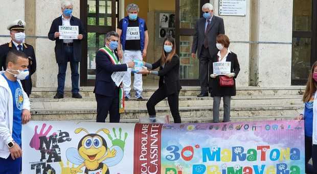 Coronavirus: rinviata la festa per i 30 anni della Maratona di Primavera a Cassino. Il Cus dona 500 mascherine