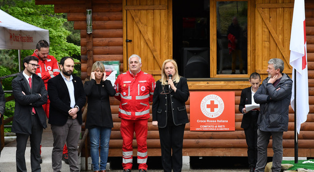 Inagurata la nuova sede operativa della Croce rossa di Amatrice