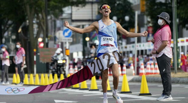 Tokyo 2020, Massimo Stano è oro nella 20 km di marcia