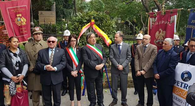 Delegazione di Padula a Palermo per ricordare Joe Petrosino
