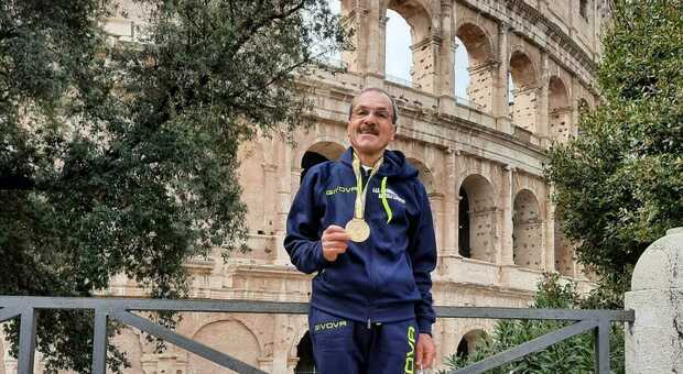 Sul podio della maratona della capitale un 75enne di Pompei