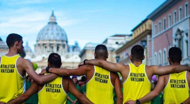 Dalla suora runner al giornalista dell'Osservatore, la squadra di Atletica del Papa entra ufficialmente nel Coni