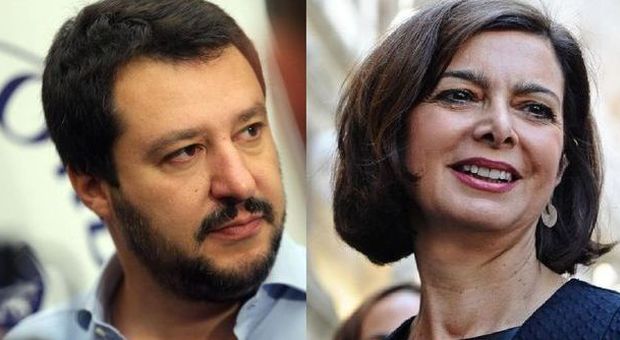Migranti, scontro Salvini-Boldrini: «Va ricoverata». La replica: «Da lui nessuna soluzione»