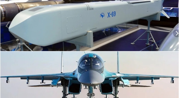 Missile da crociera subsonico per aerei tattici Kh-69, ecco la nuova arma russa contro le centrali elettriche di Kiev