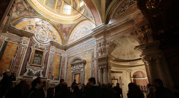 Napoli, riapre dopo i restauri la storica cappella Pignatelli | Foto
