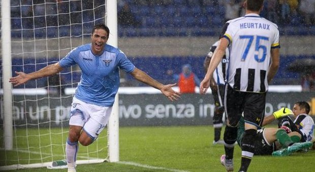 Lazio, Matri abbatte l'Udinese con una doppietta scaccia crisi