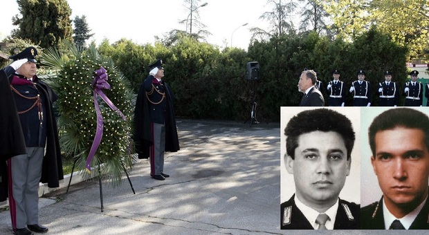 Commemorazione degli agenti Borraccino e Coffen nel 2011, a 18 anni dalla tragica rapina