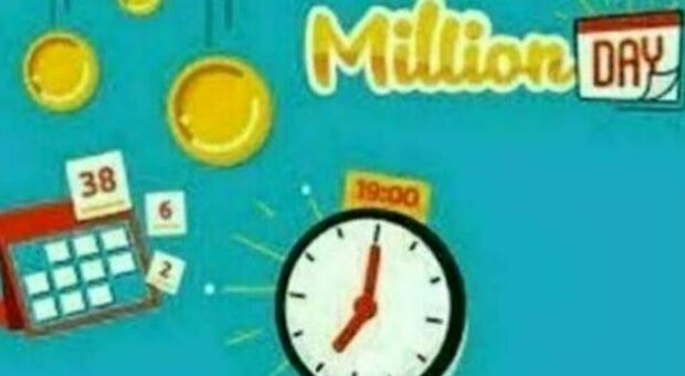 Million Day, l'estrazione dei cinque numeri vincenti di oggi sabato 28 agosto