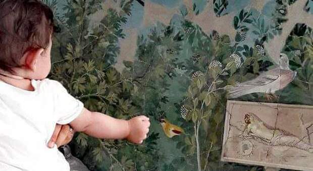 Gli Scavi di Pompei visti con gli occhi dei bambini: gli scatti sono virali
