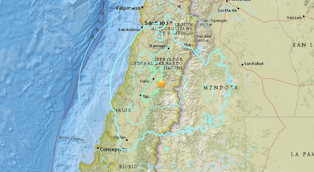 Terremoto, forte scossa in Cile: magnitudo 6.4, nessun rischio Tsunami